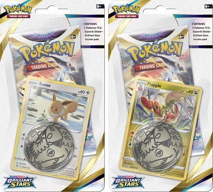 Pokemon SWSH9 Brilliant Stars Checklane Blister Pack CASE (288ct)